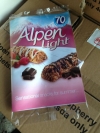 Light Alpen Apple and Raspberry Bars (box of 40)